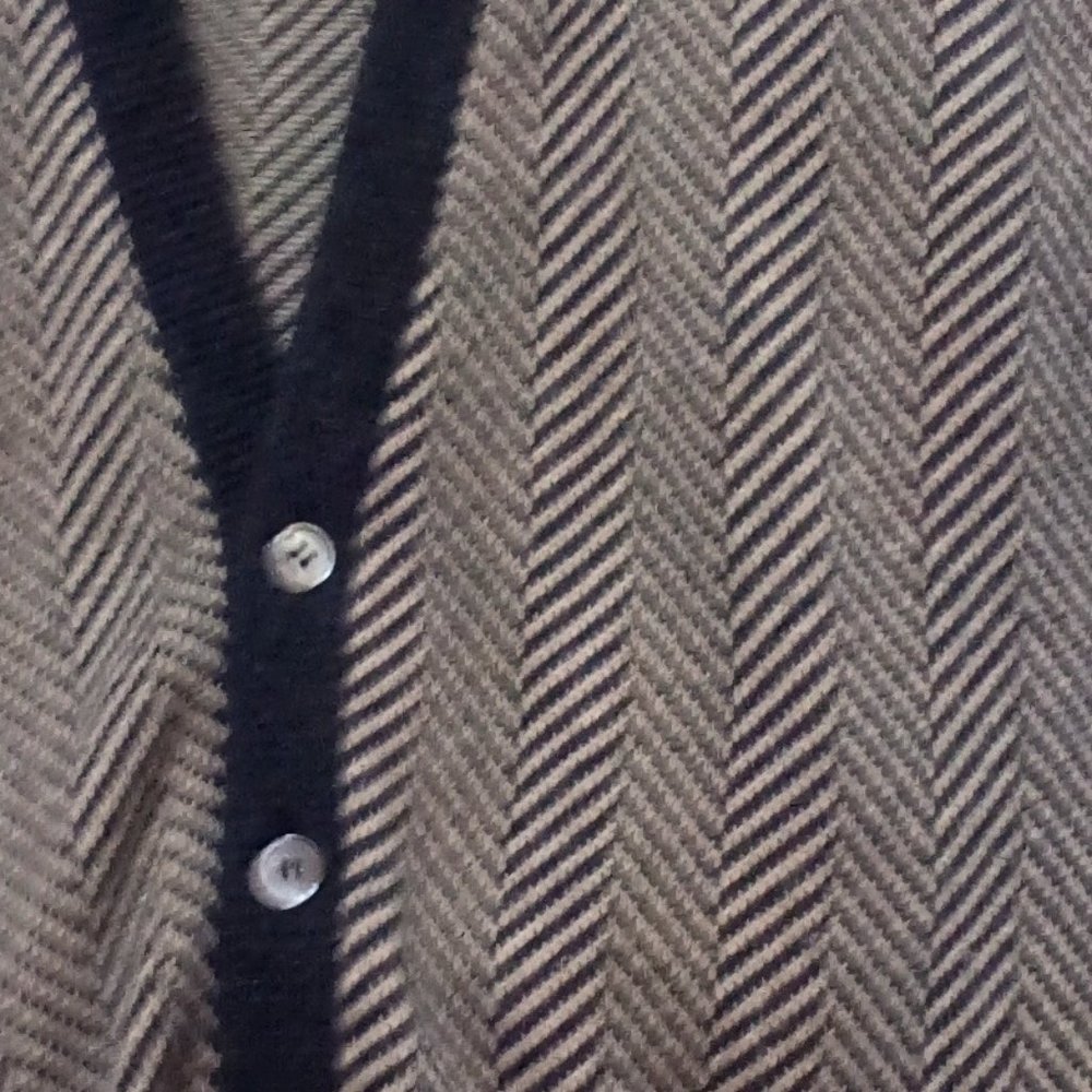 Mans cashmere cardigan handmade from ireland